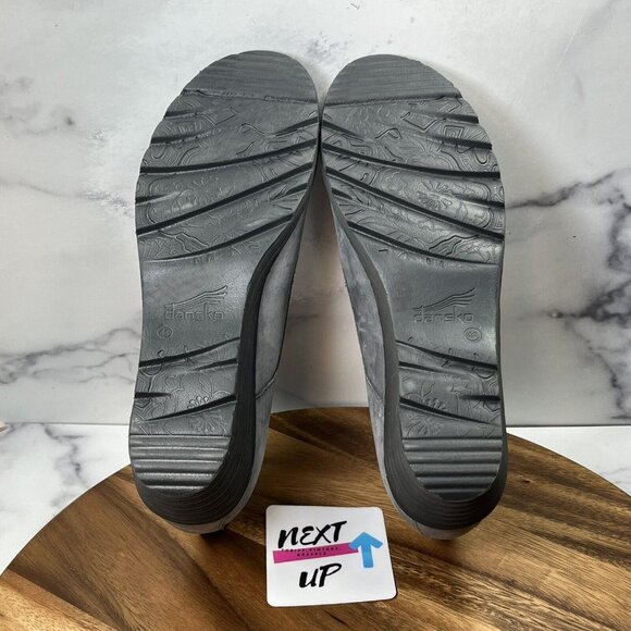 Dansko Charcoal Lace-Up Ankle Booties - Picture 6 of 10